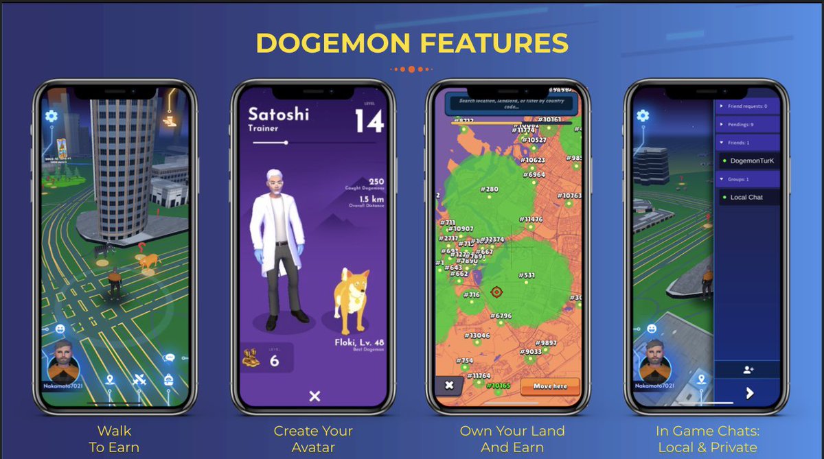 Yuan24924678's tweet photo. I love #Dogemon so much, they are the lovely creatures of a land called #DogemonGo in #Metaverse
You can capture or nurture them fight and receive #DOGO rewards
Get to know them
#Floki #Bion #Etherfant #Fex #Shibi #Cake #Akira #Bake #Bitbull #Solux #HuobiCow #HuobiBull 🔜 #Fantom https://t.co/yBZw94pDdm