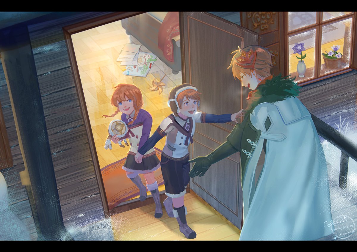 Nagifry's tweet photo. Welcome back, big brother! 

#原神 #childe https://t.co/zfz8rpuIzu