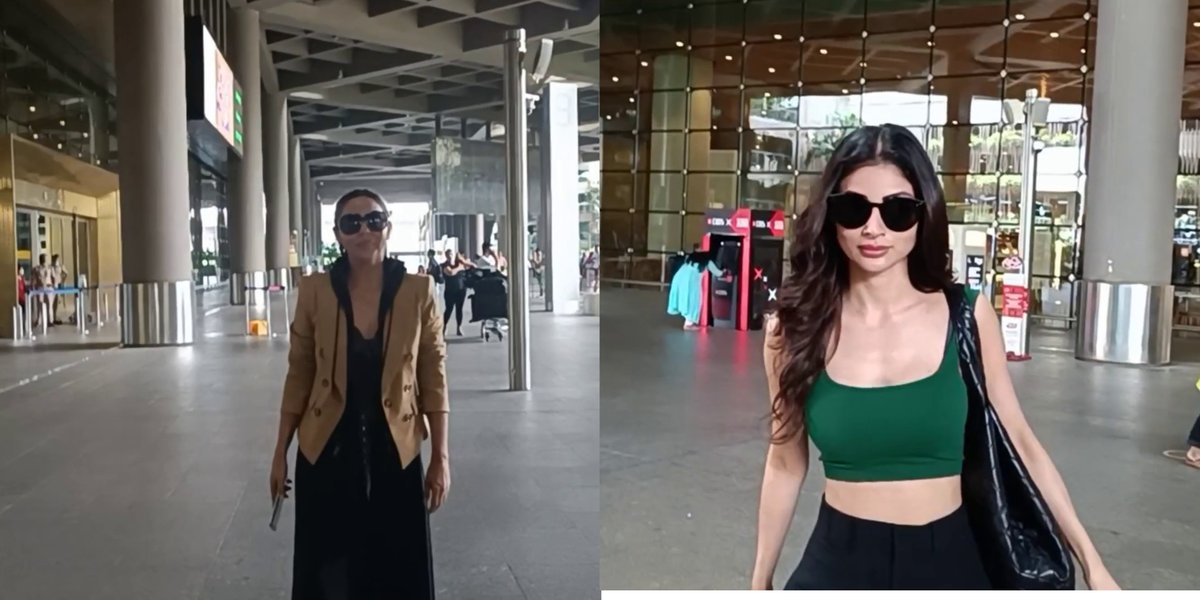 ani_digital's tweet photo. Gauri Khan, Mouni Roy slay airport look

Read @ANI | https://t.co/qlucTwc6WB
#GauriKhan #MouniRoy #Paparazzi #Bollywood #MumbaiAirport https://t.co/oUCd6qT9wS