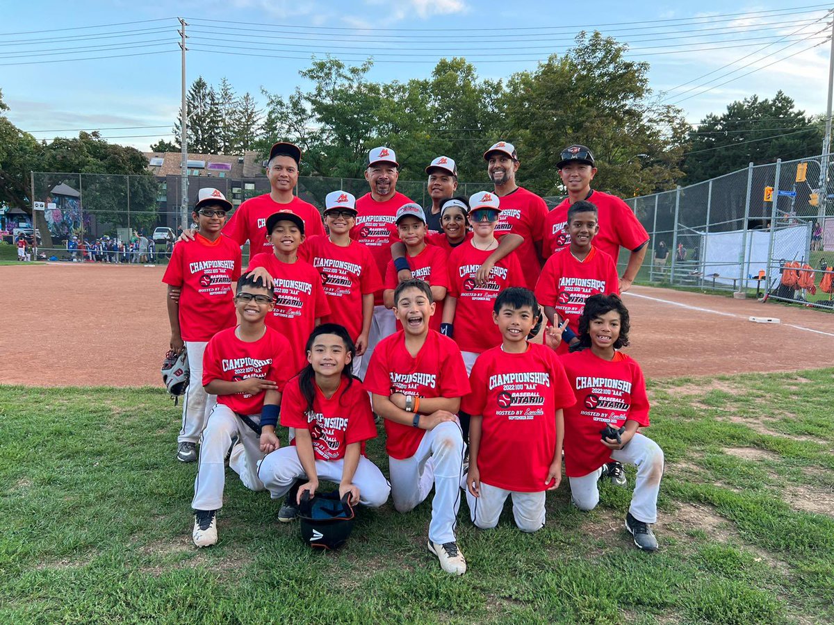 _m00sy's tweet photo. Mississauga North Tigers 10U AAA enjoying @BaseballOntario #OBAShips22 in Leaside! @MNBATigers https://t.co/Xg2AfOKUfx