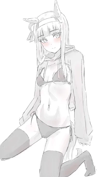 水着パーカーサイレンススズカ#ウマ娘 