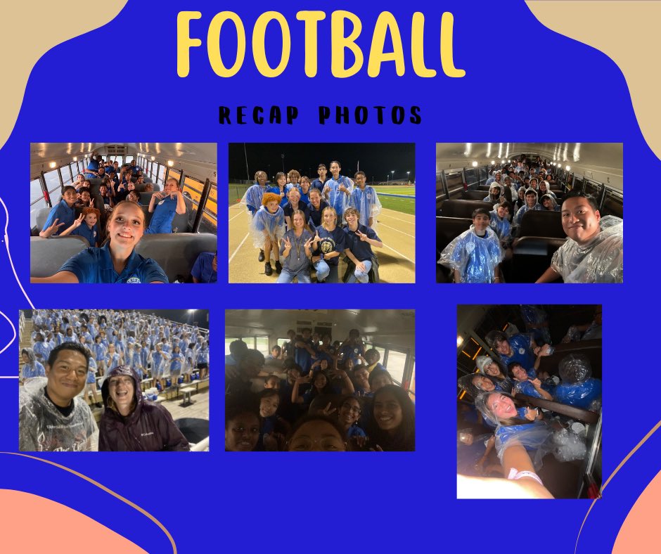 ehsbandguard's tweet photo. We had a great time at yesterday’s rainy football game against Lake Creek! https://t.co/U5qbk4KVml