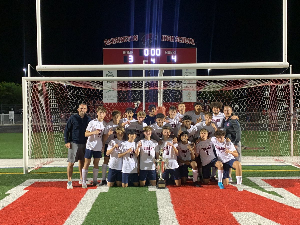 Cougars win the Barrington tourney for the first time ever, 4-3 in OT.  Great overall effort by the cougars!