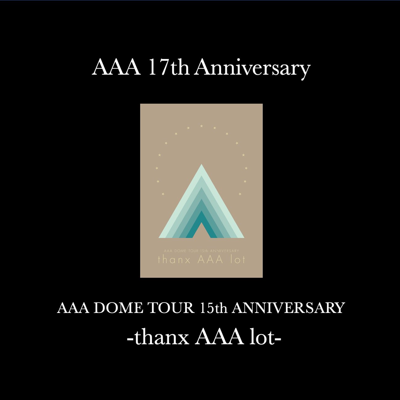 AAADOMETOUR15thAnniversary-ThanxAAAlot- AAA(トリプル・エー