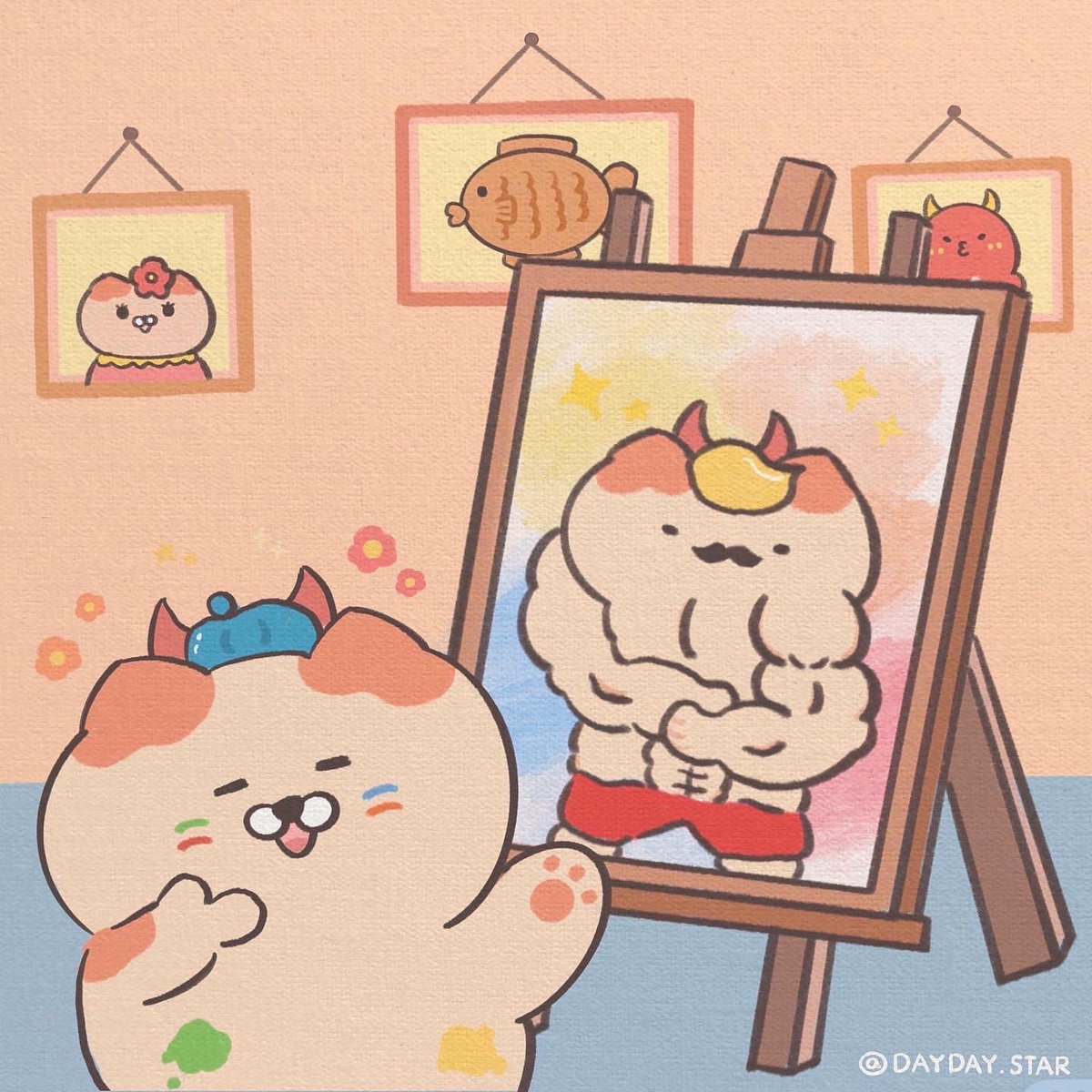 GhostJi08's tweet photo. 自畫像🎨
#cutepainting #그림 #cuteart
#插画 #일러스트 #插畫 #電繪 #paniting #drawing #art #procreate 
#イラスト #artwork #illustration 
#手繪 #art #illust #회화 #디자인 https://t.co/CctB4GieeL