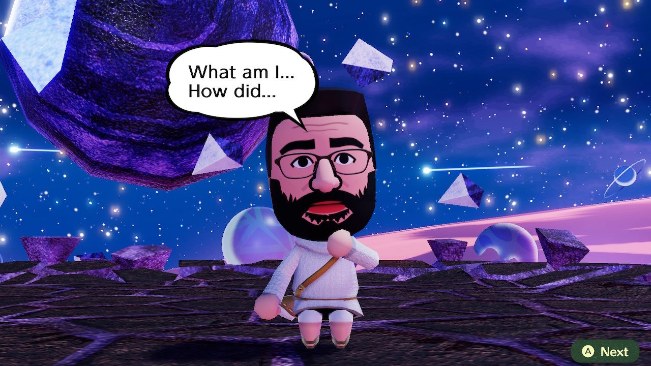 so i have been playing miitopia lately, and i made a archalium mii.