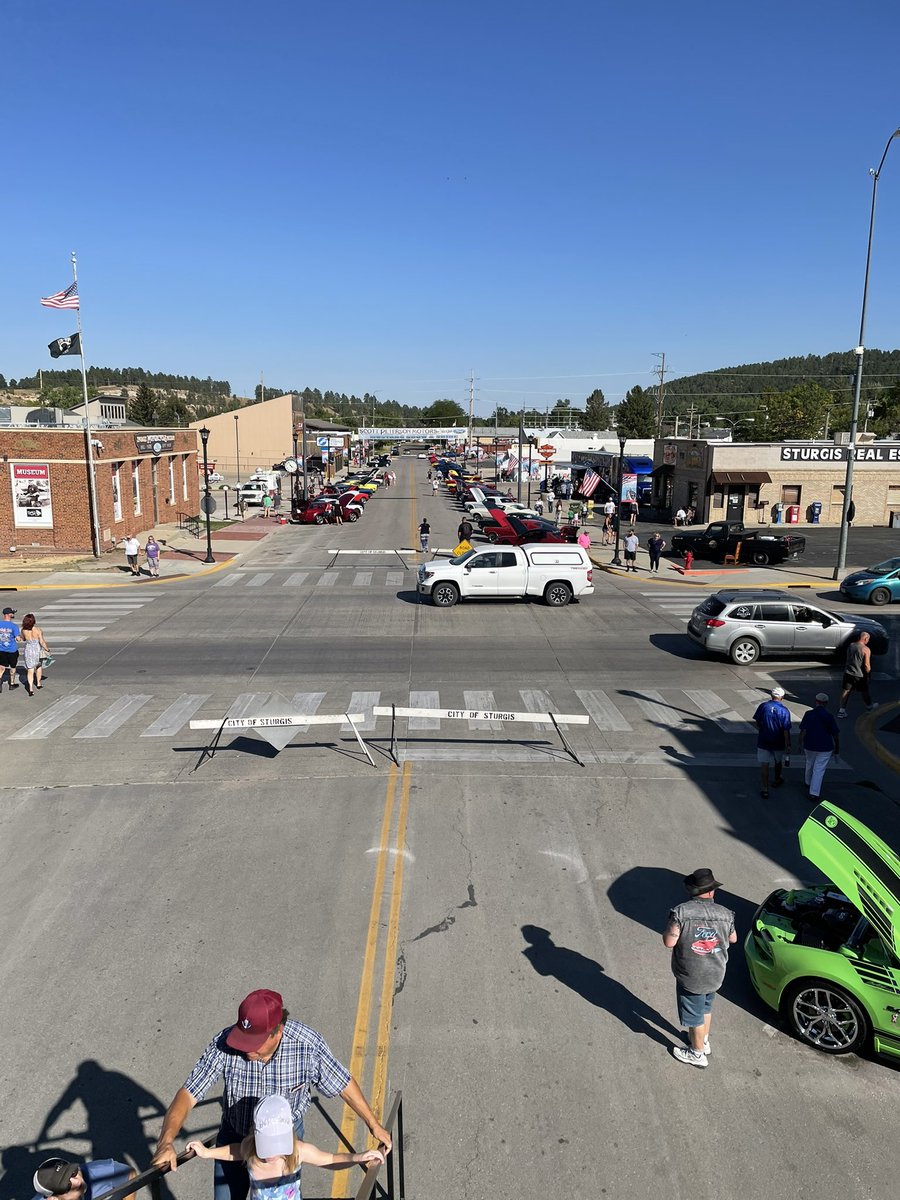 Huge turnout for the Show and Shine!