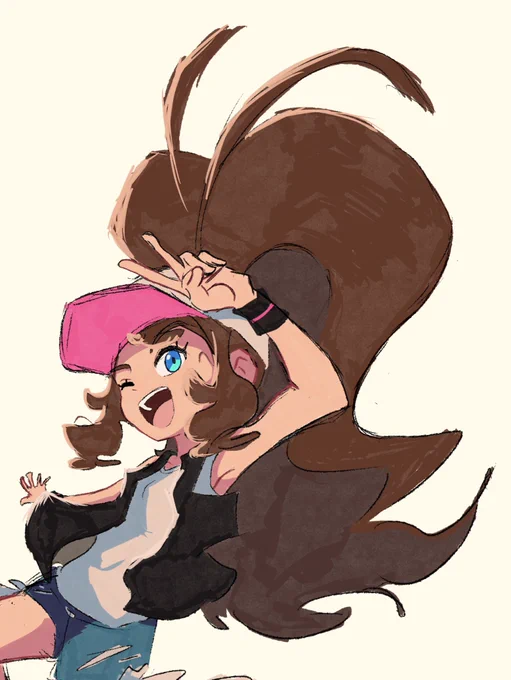 yes i love drawing huge floofy overexaggerated hair how'd you know? 