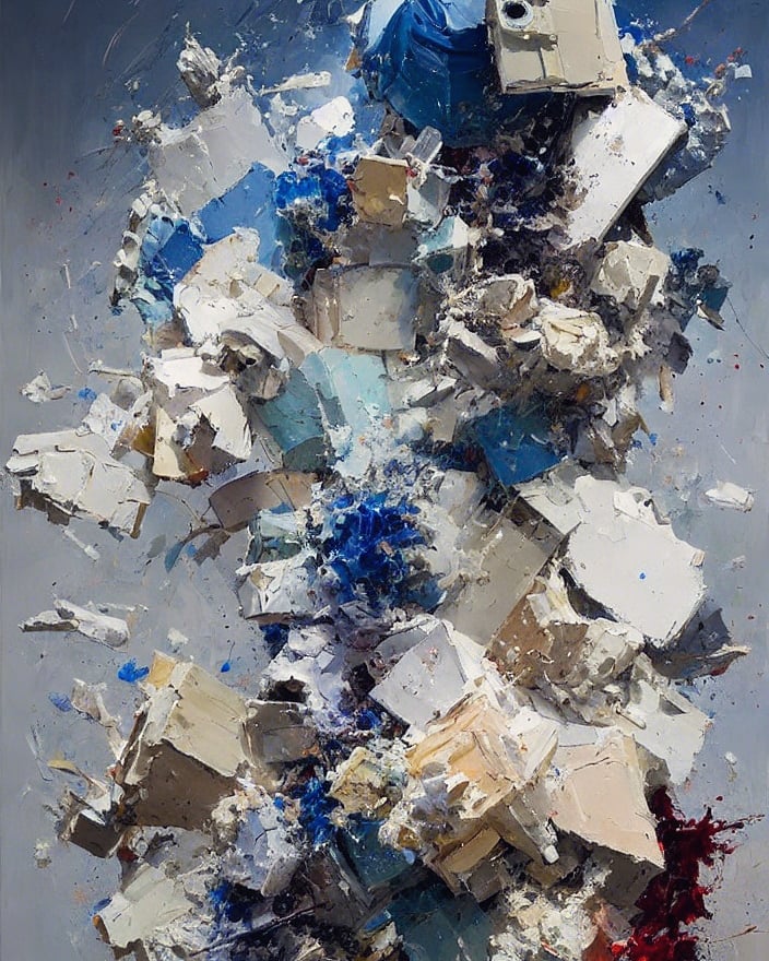 levikingvolant's tweet photo. Extrusion [] Destruction

#abstractart #abstractgeometric #surrealism #contemporaryart #neuralnetworks #aiart #generativeart https://t.co/lCjUTTYU5a