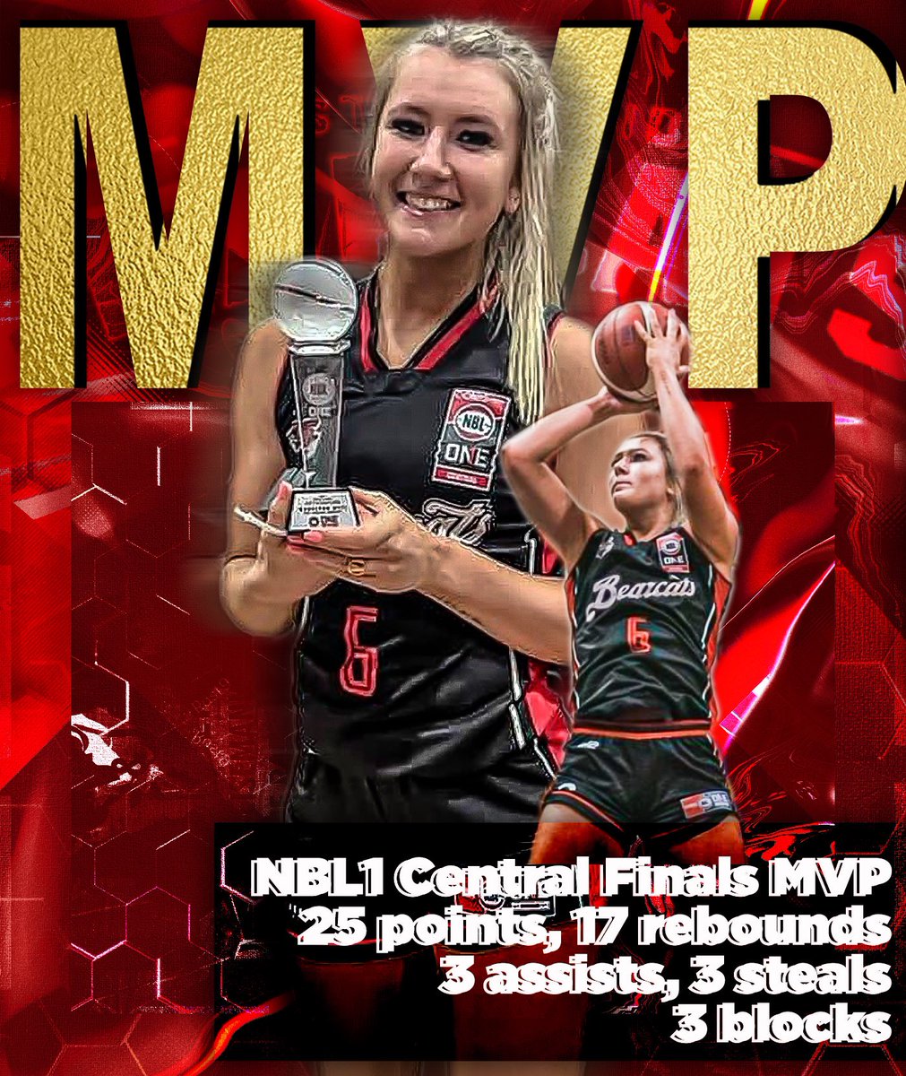 Congratulations to <a href="/WestAdelaideBB/">West Adelaide Basketball</a> <a href="/maddiutti/">Maddi Utti</a> on winning the <a href="/NBL1/">NBL1</a>  Central CHAMPIONSHIP and to <a href="/maddiutti/">Maddi Utti</a> who was named Finals MVP!!! 🏆🏆 #beachfam #gobeach #connected #proud