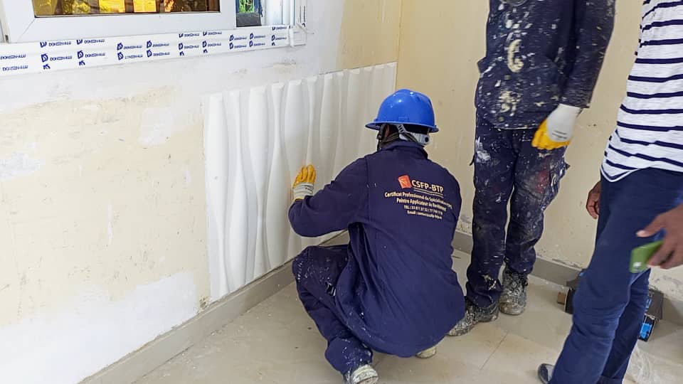 csfp_btp's tweet image. CSFP-BTP
Certificat Professionnel de spécialisation (CPS) : Peintre-Applicateur de revêtements (PAR)
Les 19 apprenants de la 1ere cohorte du CPS-PAR au CSFP-BTP de Diamniadio en Certification de fin de formation.