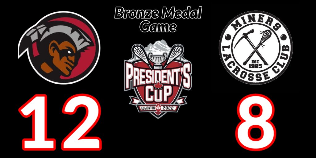 🥉 Six Nations Rivermen capture bronze with a victory over host Miners Lacrosse Club  #PresCup2022