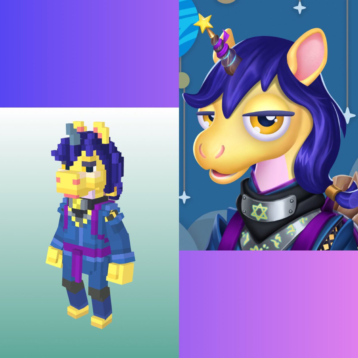 AstralWIZ_AI's tweet photo. @TheTechRabbi @U_UnicornsNFT But… This is mine✨🦄 ps Happy Birthday @TheTechRabbi You should check out @U_UnicornsNFT Gen2 VX @TheSandboxGame or Gen1 iNFT @real_alethea compatible 🚀 https://t.co/BricMLfPBX