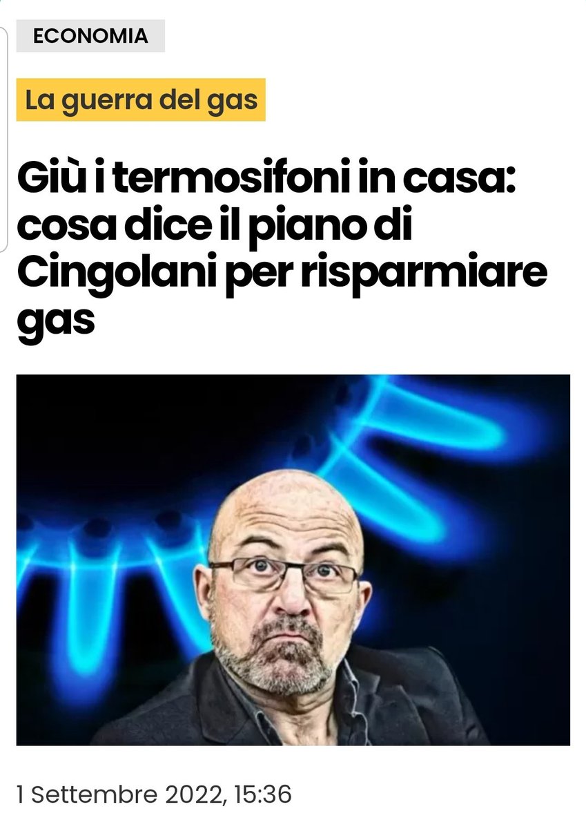 GiuseppeDiSilv6's tweet photo. Ma questa "faccia da #cazzo"ed tutti i suoi "#amici di #merende",nelle loro #SuperCase lussuose,li terranno i riscaldamenti a19°,oppure ci fanno"Kù-kù"& #pijatevelanderculo!?!
Io spero che esista un #Dio e che li faccia #crepare all'istante,così"risparmiamo #energiaelettrica"!!! https://t.co/ypNfGJ9Vv1