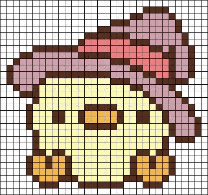 LouLouCheecher's tweet photo. Cute little pixel art! Perfect for Perler bead patterns! I found these on Pinterest. #perler #perlerbeads #pixelart #pixels #hamabeads #artkalbeads #hama #artkal #fusebeads #meltybeads #patterns #kandi #kandipatterns #beadart #beadartpatterns https://t.co/cQoW87AAET
