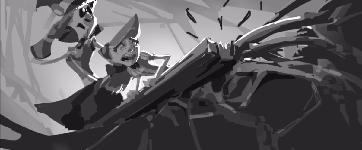 JessDavila_Art's tweet photo. More key moment ideas for my TechiWizard of Oz personal project :)
#keymoment #visdev #composition #conceptsketch #sketchbook #techiwizardofoz #filmstudies https://t.co/dZ7D0YG6Rc