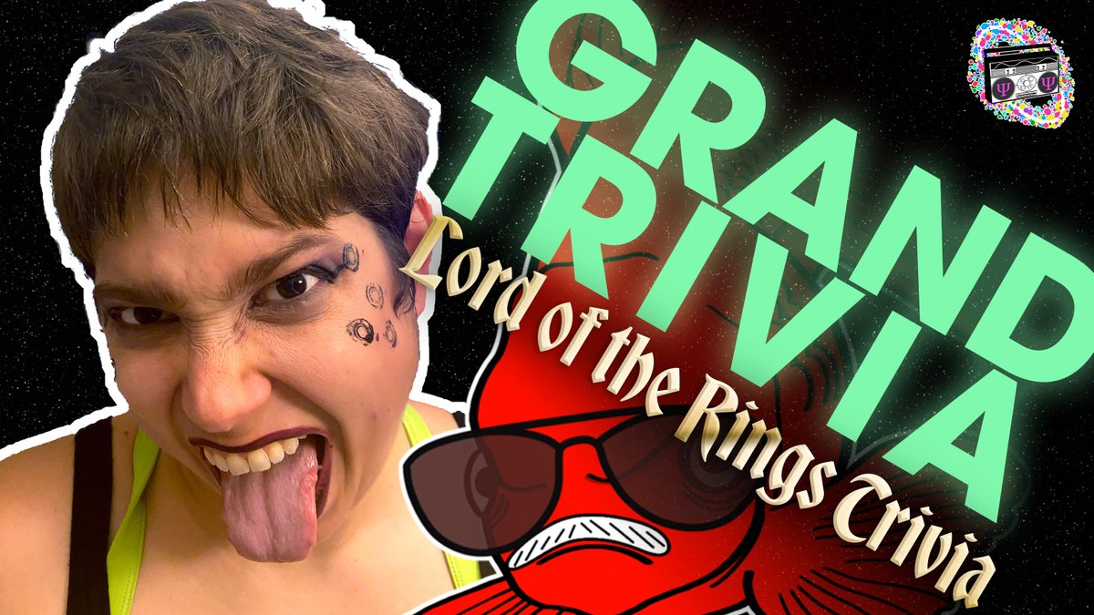 RFMultiverse's tweet photo. This week on Grand Trivia, Fluval and Intern Kristie brought 10 questions about Lord of the Rings for mortal players doomed to die. Plus, they were joined by three invisible guests (Uncle Dad Productions)!

https://t.co/dAVCi6sZ0d https://t.co/y9XcNOaNVP