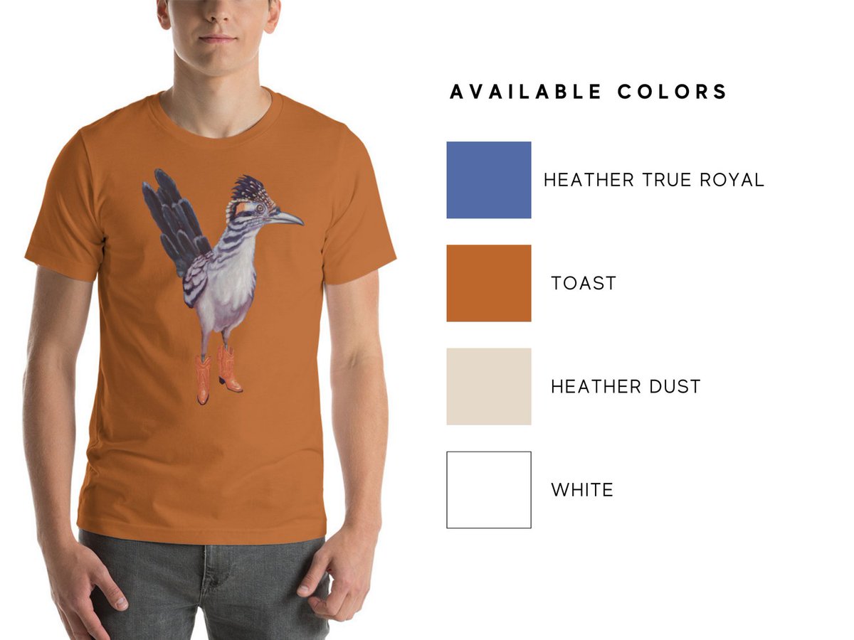 MarissaJoyner's tweet photo. Roadrunner in Cowboy Boots t-shirt is available with *free shipping* until September 30, 2022 🤘🏼  thanks to @printful 
https://t.co/WVnKxlpCIT
#texas #funnyshirt #texasroadrunner https://t.co/rBFS8TOA4l