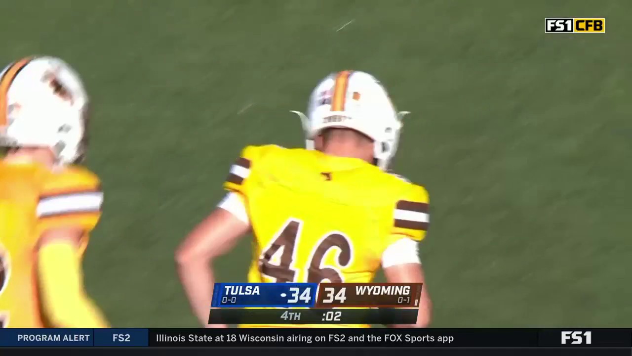 FOX College Football on Twitter "NO GOOD! 😳 TULSA AND WYOMING ARE