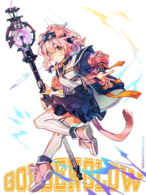 PINK POWER#GOLDENGLOW #Arknights #arknightsfanart #アークナイツ #明日方舟 