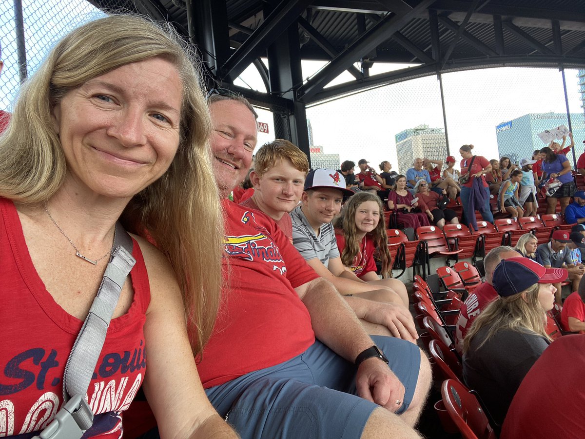 bethbasinger's tweet photo. Pausing our #MLBtour for #OneLastRun with Molina, Pujols, and Wainwright. @MLB @Cardinals #GoCards https://t.co/Yx1zCDJ7xm