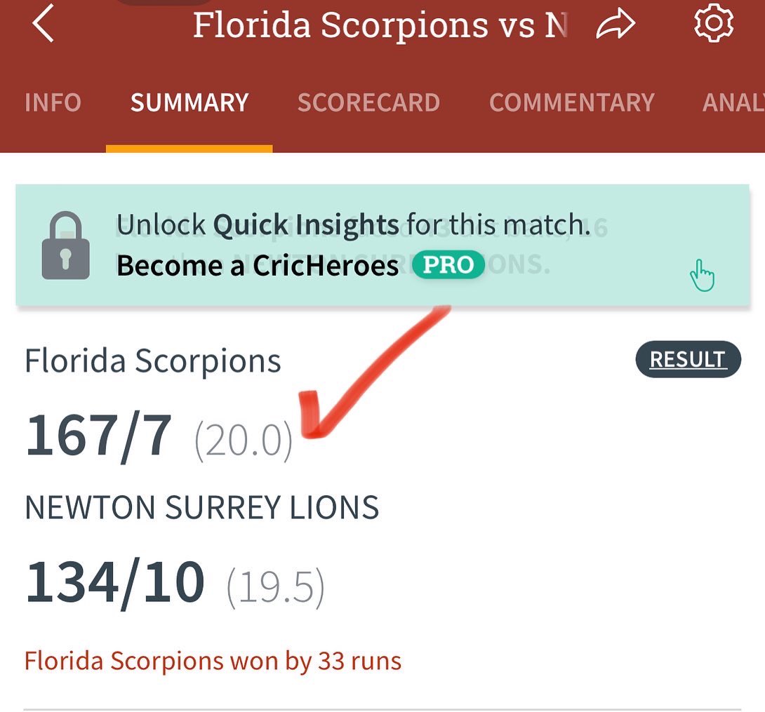 PuddasMaDee's tweet photo. @floridascorpions2021  4 games 4Ws‼️ 🦂🏏🔥 @KLeverock_22 🇧🇲 scoring 10 not out batting for 2 overs. Bowled 1 over and rocked the stumps for 1 wicket. #Canada #ChampionsCup🏆 #KL22 #cricketislife❤️ https://t.co/FXaenoUqTD