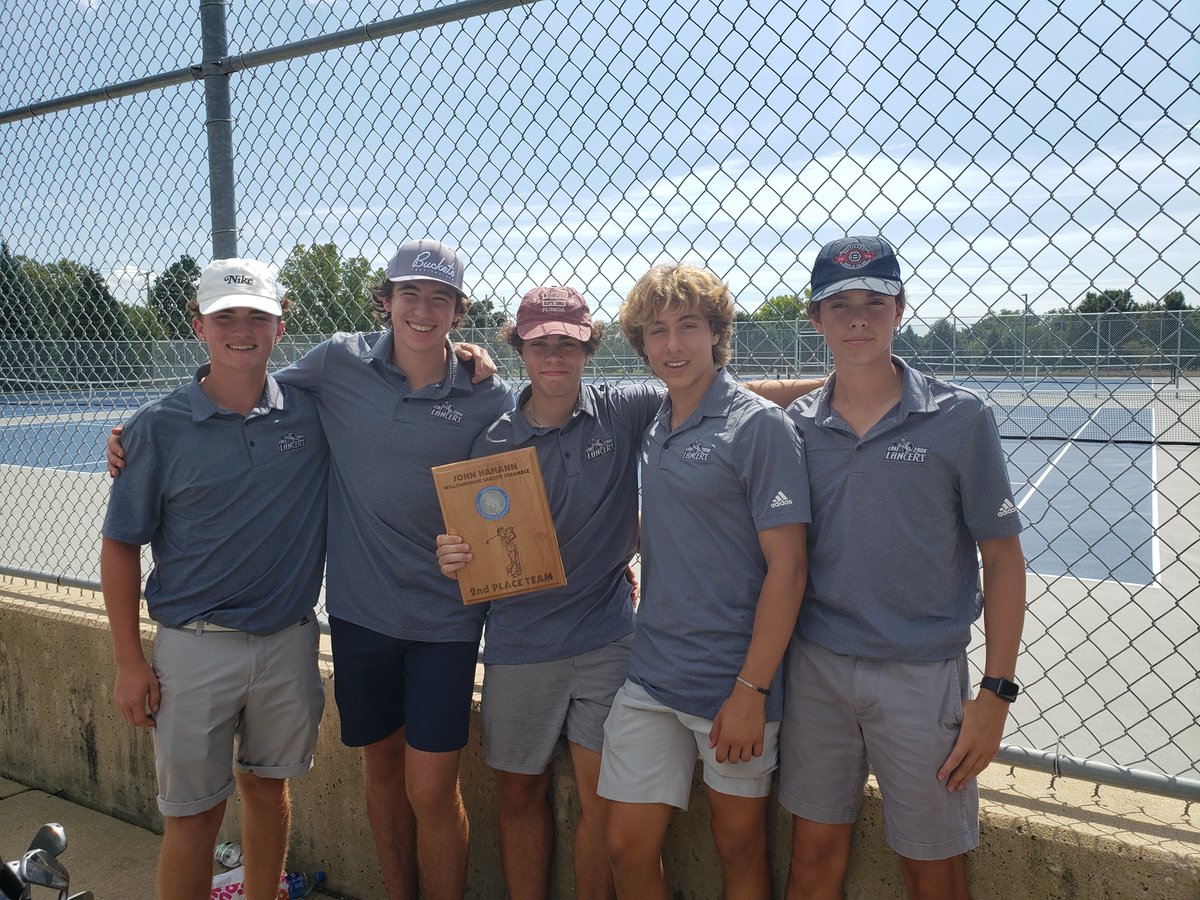 LPLancersBGolf's tweet photo. Congratulations to the Lake Park Boys Golf Team for their 2nd place finish at today's Willowbrook Invite at @SaltCreekGolfWD. https://t.co/bRzUfoFUVv