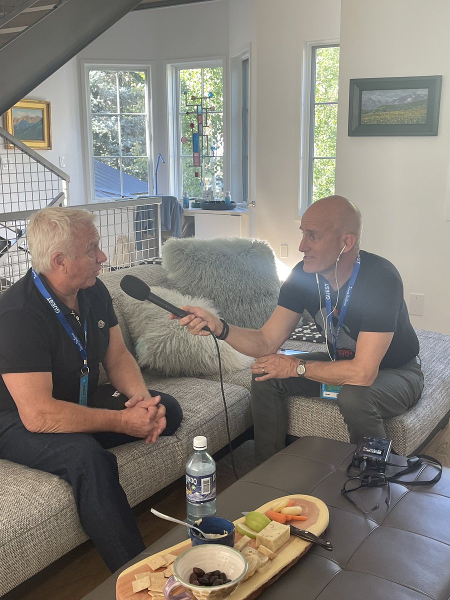 Sat down with America’s ONLY <a href="/LeTour/">Tour de France™</a> champion <a href="/GregLemond/">Greg LeMond</a> as the new documentary #LastRider attracts lots of attention at #TellurideFilmFestival. A riveting tale of perseverance and rivalry fought until the legendary last second. Listen soon on #Retake on all platforms