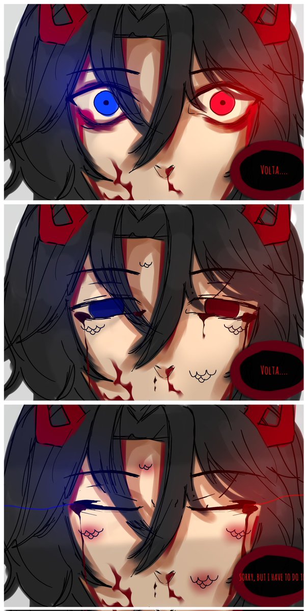 arydesu_1's tweet photo. Gotta save the boyfie 🍷🖤
Meow meow🐟
#tsuillust
#voltillust
@TsulDesu @volta_FF https://t.co/Mz7dsbXZ21