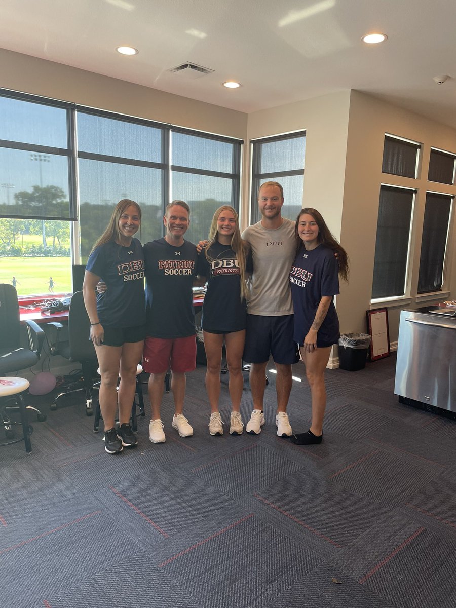 I am beyond thrilled to announce my verbal commitment to continue my education and play soccer at Dallas Baptist University! This would not have happened without my family, friends and coaches. God is Great!! #Champions4Christ @DBUWomensSoccer @CoryMarr_ @tomas_boyle5
