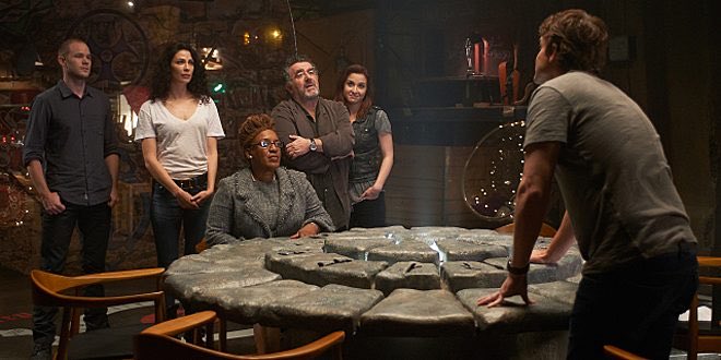 EDDIE MCCLINTOCK (@eddiemcclintock) on Twitter photo Today, at <a href="/DragonCon/">💐🌼Dragon Con 🌹🌺</a>, <a href="/allisonscag/">Allison Scagliotti (she/her)</a> & I, made an announcement that @Bumpynight and <a href="/stern3000/">Mark Stern</a> are actively pursuing a reboot of Warehouse 13.
If you’d like to see the show have new life, make your voices heard by posting with the hashtags #WAREHOUSE13 & #RebootWarehouse13! Today, at <a href="/DragonCon/">💐🌼Dragon Con 🌹🌺</a>, <a href="/allisonscag/">Allison Scagliotti (she/her)</a> & I, made an announcement that @Bumpynight and <a href="/stern3000/">Mark Stern</a> are actively pursuing a reboot of Warehouse 13.
If you’d like to see the show have new life, make your voices heard by posting with the hashtags #WAREHOUSE13 & #RebootWarehouse13!