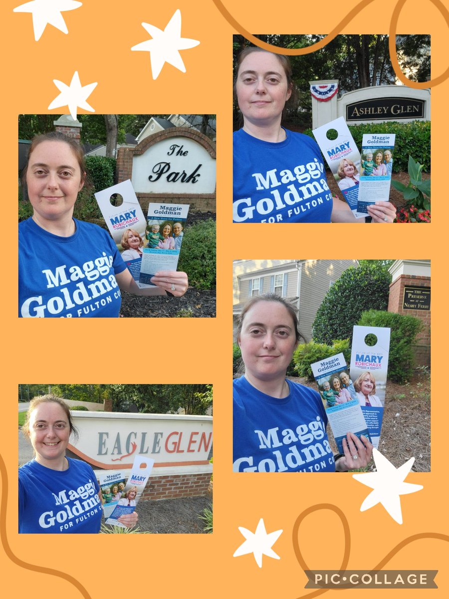 Maggie4Fulton's tweet photo. Canvassing today!
9156/9155 Nesbit Ferry ✅️
Eagle Glen ✅️
Ashley Glen ✅️
The Park ✅️
#maggie4fulton #onefulton #northfultondems #gapol #fulton #fultoncounty #fultondems #maggiegoldman https://t.co/nk5JiSW8KH
