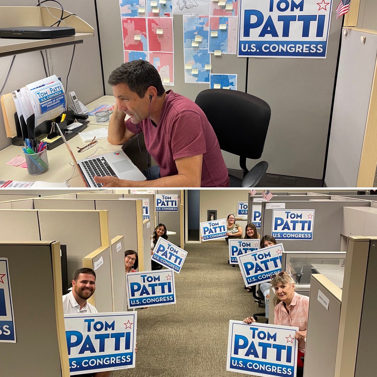polisci_bryan's tweet photo. A fantastic Super Saturday in the Central Valley, where #Leadright volunteers came out to support & make Voter Contact for our Republican candidates in CA-09, CA-13, and CA-22. #LeadRight #TeamPatti #TeamDuarte #TeamValadao #HeatWave #RedWave https://t.co/mor0FRbi6G