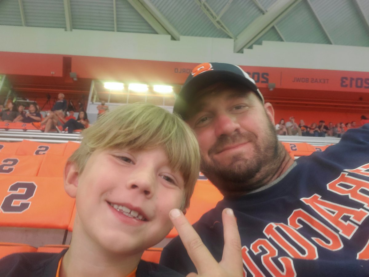 funnyfarmer45's tweet photo. Here w Sean Tuckers biggest fan!! #cusegameday https://t.co/WweWyRatKN