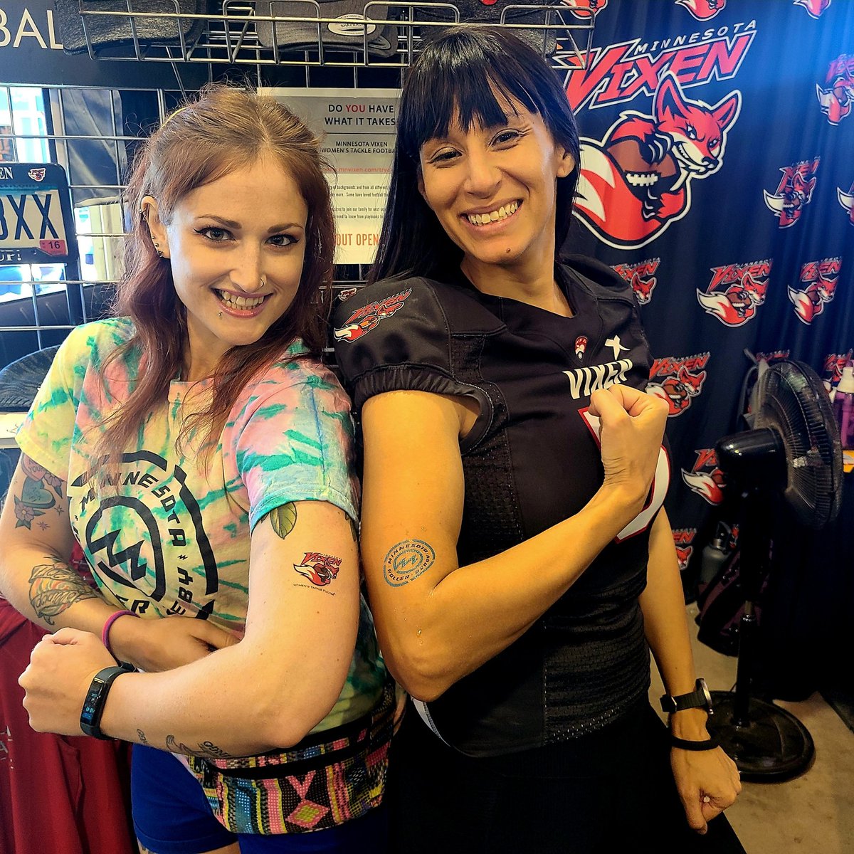MN_Vixen's tweet photo. Find us in the Fan Central building all day long for games, merch, tattoos and more! @mnstatefair
#VixenOnAStick #BeAVixen #VixenPride #WomensTackleFootball #StrongWomen #MNVixen https://t.co/aUCKQqyBXQ