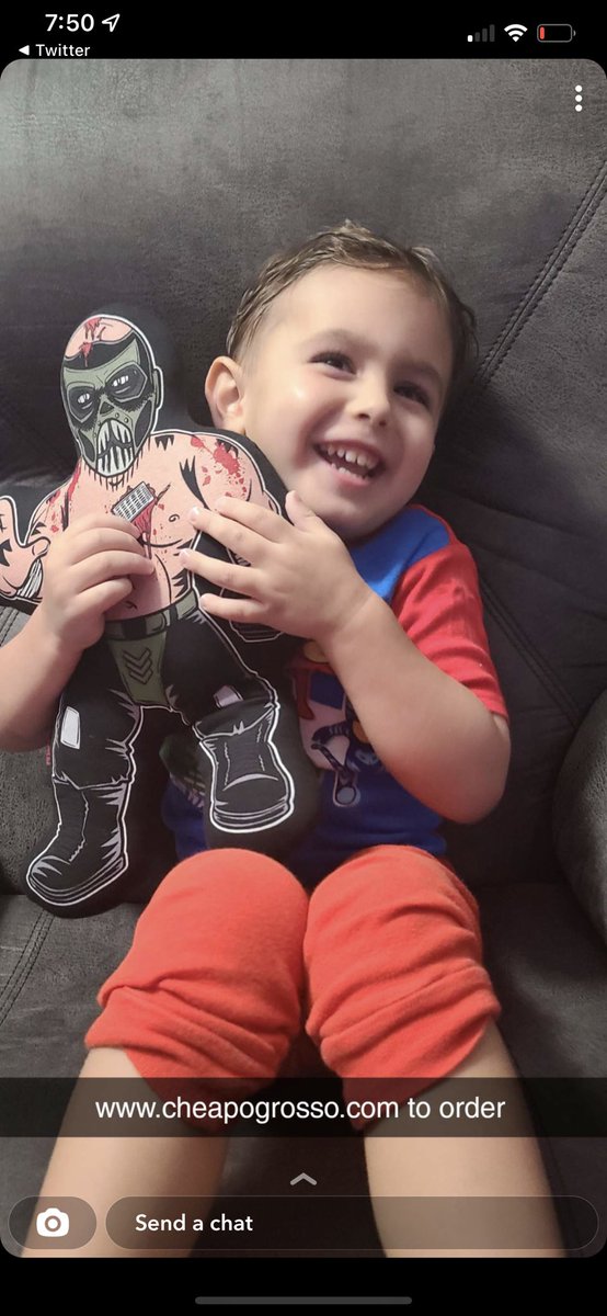 procurerofchaos's tweet photo. Look how happy he is with his @AtrocityMKK wrestling buddy. You too could be this happy with your wrestling buddy. https://t.co/J1LT5lu2km #horrorfamily #happychild #krule #gogetone #wrestling #atrocity https://t.co/ky3Ed5pYDi