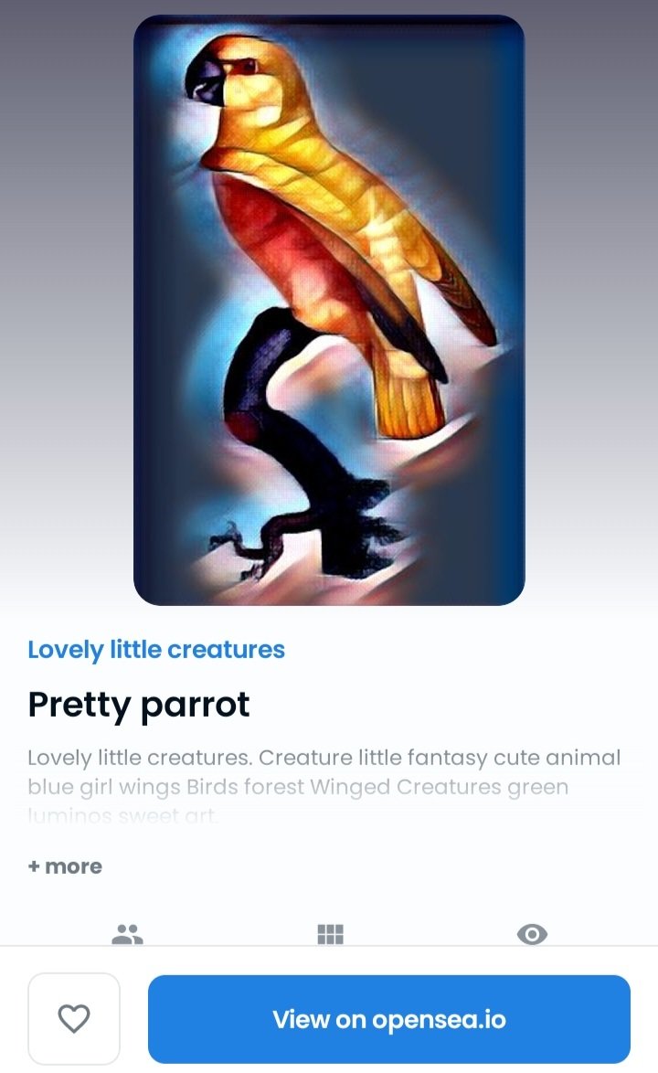 MermozaZongo's tweet photo. New collection!! Check out my item listing on OpenSea!
https://t.co/uOtllZ34xO
@opensea
#nftcollector #nftart #NFTs #NFTCommunity #NFT 
#NFTart #NFTCollection #NFTCommunity #NFTartists #NFTGiveaway 
💖 RT &amp; Like for support 
👉 Follow 
👥 Tag 3 Frens #NFT https://t.co/B1FvCHTU8x
