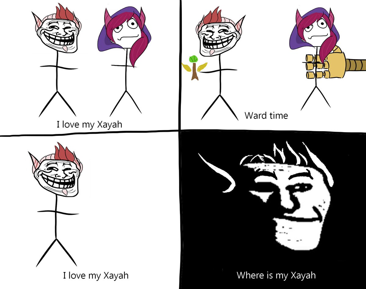 Corrupted_Xayah's tweet photo. Happens everytime. https://t.co/ZP1K7s1aE9