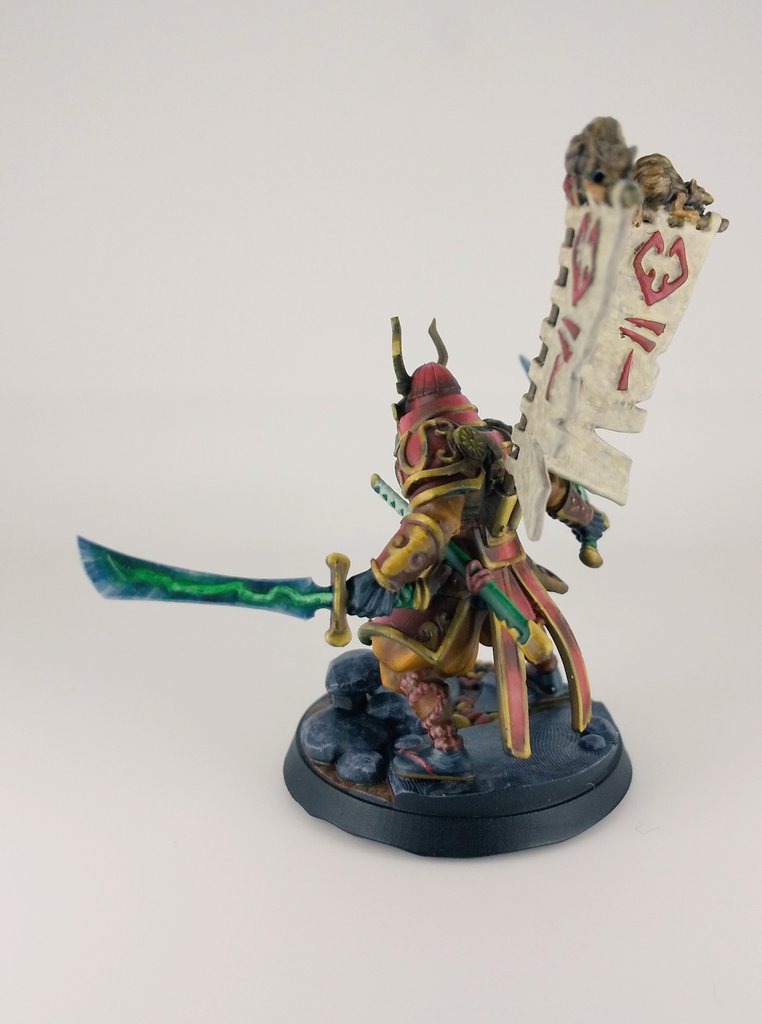 thuncyan's tweet photo. サベージランドミニチュアさんで購入「Warrior of the League」の二刀流侍
#savagelandmini #SignumWorkshop #ファレホ #vallejo #miniaturepainting #nmm https://t.co/8G6uzm4Tht