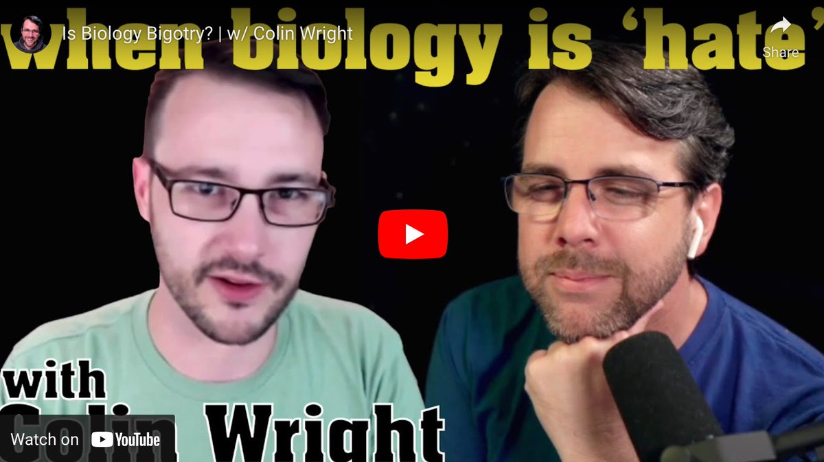 mythinkspot's tweet image. On #thinkspotToday, Benjamin Boyce visits with Colin Wright, the editor of ow.ly/CTep50Kym8A which focuses on the reality of humans as biological organisms. @BenjaminABoyce 

#thinkspot #IdeasLiveHere #speakFreely #readWidely

ow.ly/nqxQ50Kym8H
