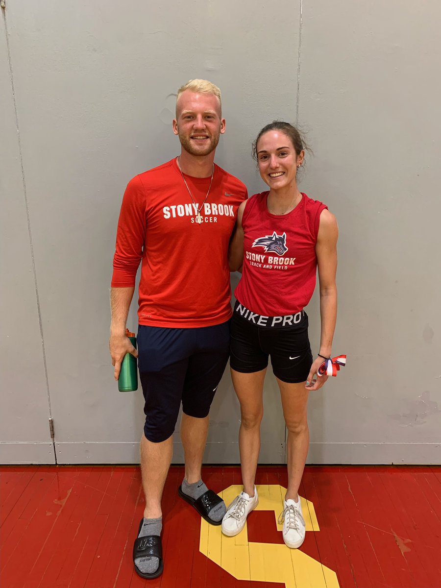 StonyBrookFAC's tweet photo. Doesn’t matter the uniform, Curtis and Fiona are always working at a winning level. #studentathletes #eventworkers #teammates https://t.co/GvC3EgqL27