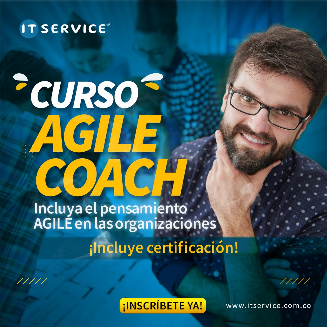 itservice_co's tweet photo. ¡Contáctanos!, tenemos cursos corporativos e individuales ‍en las metodologías tradicionales, marcos de trabajo ágil y las buenas prácticas de TI. 💻 🧑 
➡️➡️  https://t.co/LKoZdcmpsr

 #Scrum #agilidad #agility #agile #DevOps   #ScrumMaster #ProductOwner  #GestióndeProyectos https://t.co/Z7TzTrtXuc