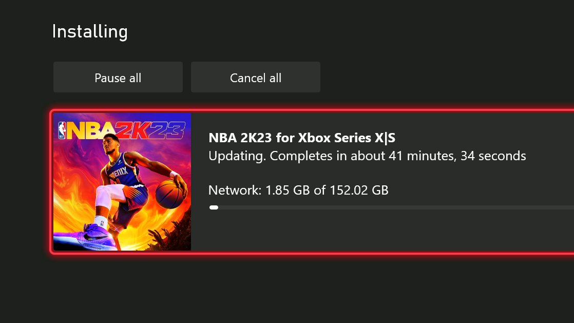 DoubleH_YT's tweet image. NBA 2K23 Next Gen is 152 GB😳