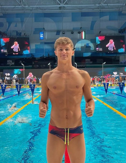 INDChileOficial's tweet photo. ¡Sexto a nivel mundial, grande Felipe Baffico! 😎

El nadador 🇨🇱 finalizó sexto en la final de los 50 metros mariposa del Mundial de Natación Junior que se desarrolla en Lima 🇵🇪 #ChileCompite

Además, batió el récord nacional con un tiempo de 24.43 seg. 👏👏🤩 https://t.co/UqtAYnRsl9