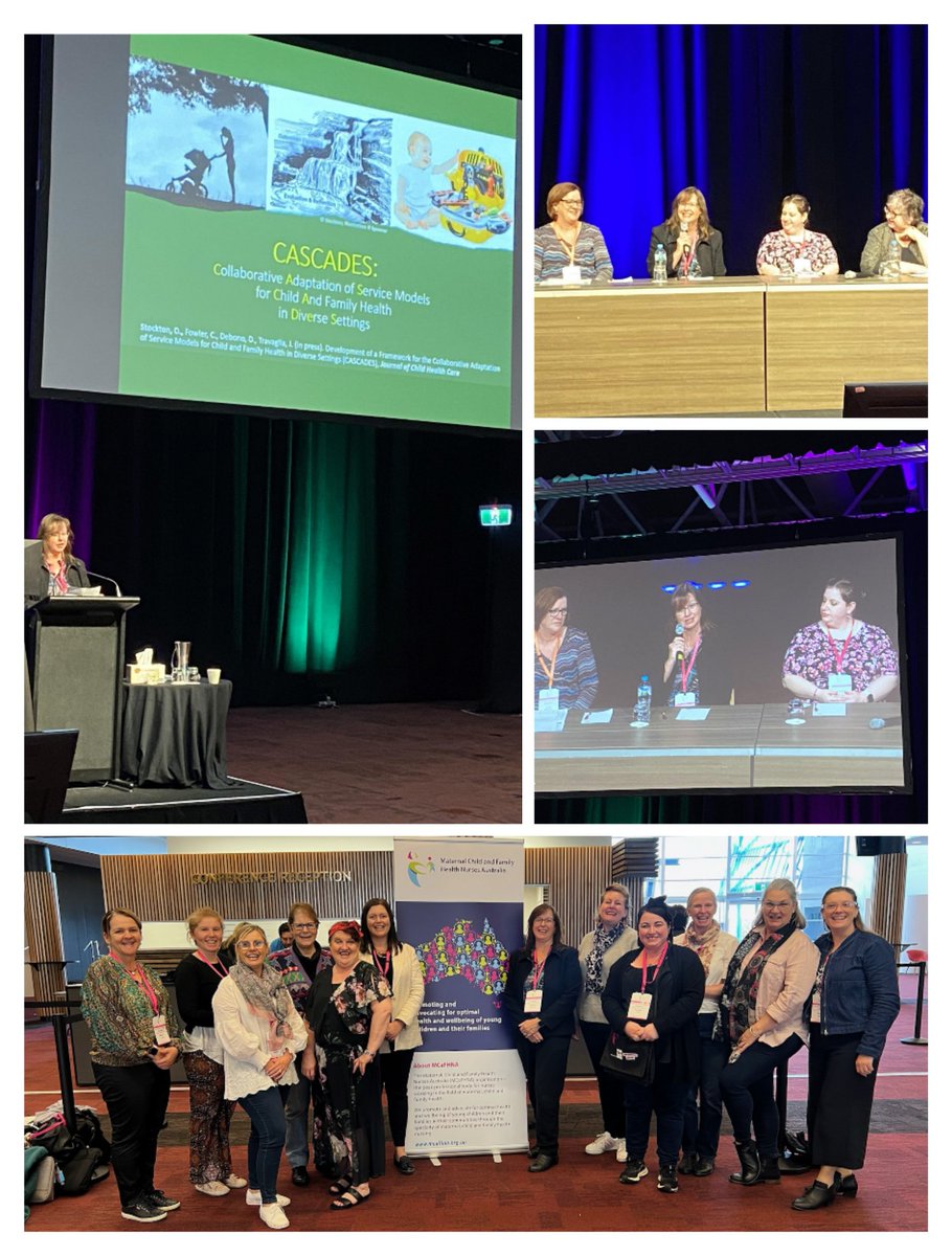 debstoc's tweet photo. What a joy to attend the #MCaFHNA Conference with @TresillianBaby colleagues, share our work with rural families, my PhD research journey & reconnect in person with CFHNs dedicated to improving outcomes for children and families #first2000days #nurses #nswruralhealth #utshealth https://t.co/39M2Qcw5y3