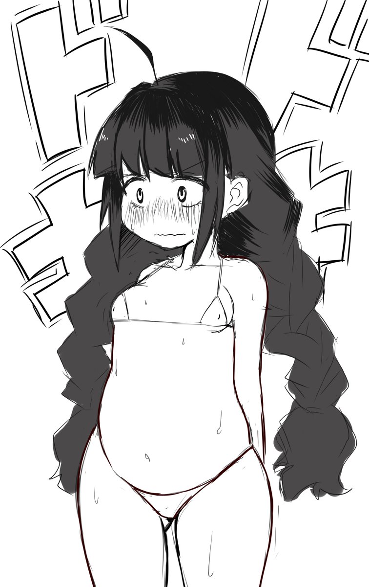 これは限界煩悩活劇オサムの乾オサムちゃんがマイクロビキニを着ている絵です。 