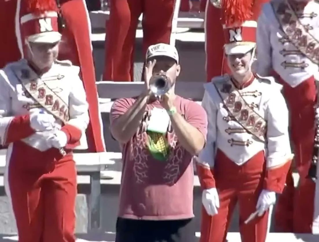 barstoolsports's tweet photo. Will Compton Playing "Narco" (Edwin Diaz's Entrance Song) In Front Of 85,000+ Nebraska Fans Vs. North Dakota Was Pure Electricity And The Exact Juju The Cornhuskers Needed To Win The Game https://t.co/wgxYqU73QW https://t.co/va1ilo7I0x
