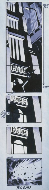 TheAnimatedBat's tweet photo. Storyboards for the opening of Batman: The Animated series 
1/3 https://t.co/1KIAVJs9ft