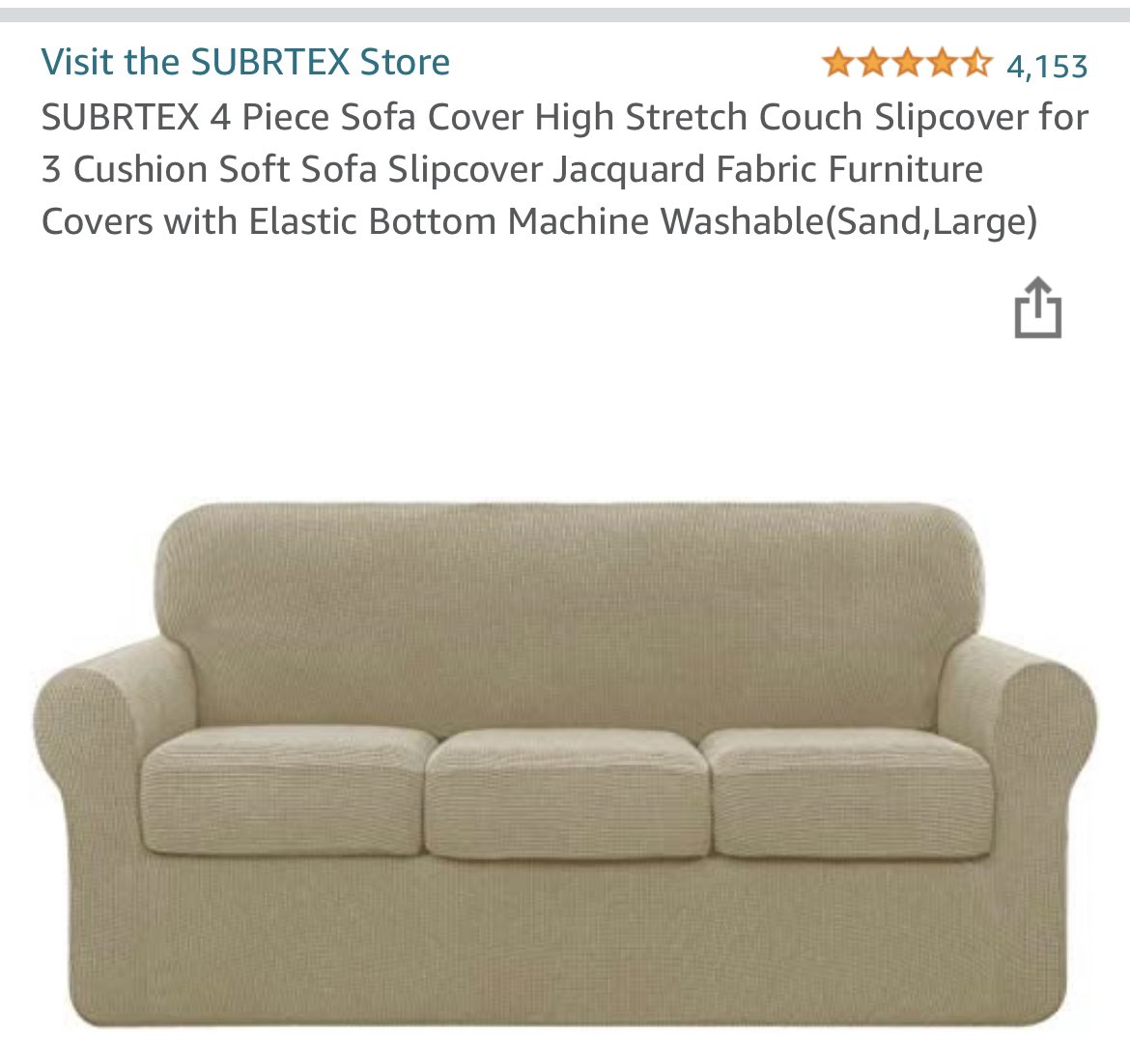 MaryThon3's tweet photo. @janjowen I bought the same brand- just bought the #m for the second time. Lasted 2 years with 3 pets and 3 you@g adults through the pandemic. down to 1 pet and empty nest during school. So fresh ones! The key is the separate cushion covers so the cushions hold the main cover in place. https://t.co/cKIeGe1Q1p