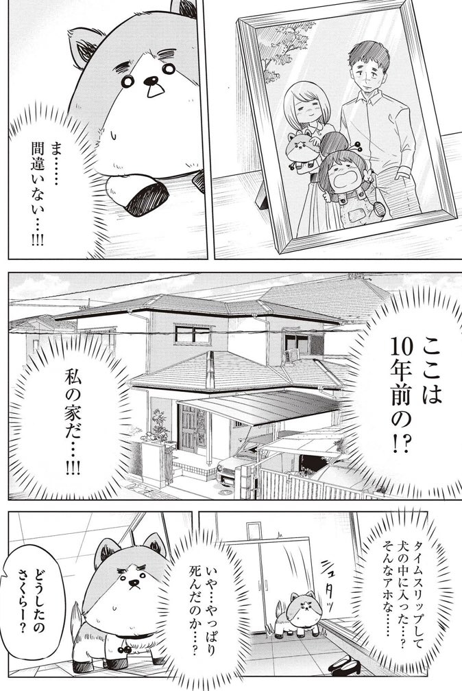 犬になってしまったけど娘のために10年前の自分を変えようとする話 2/5 